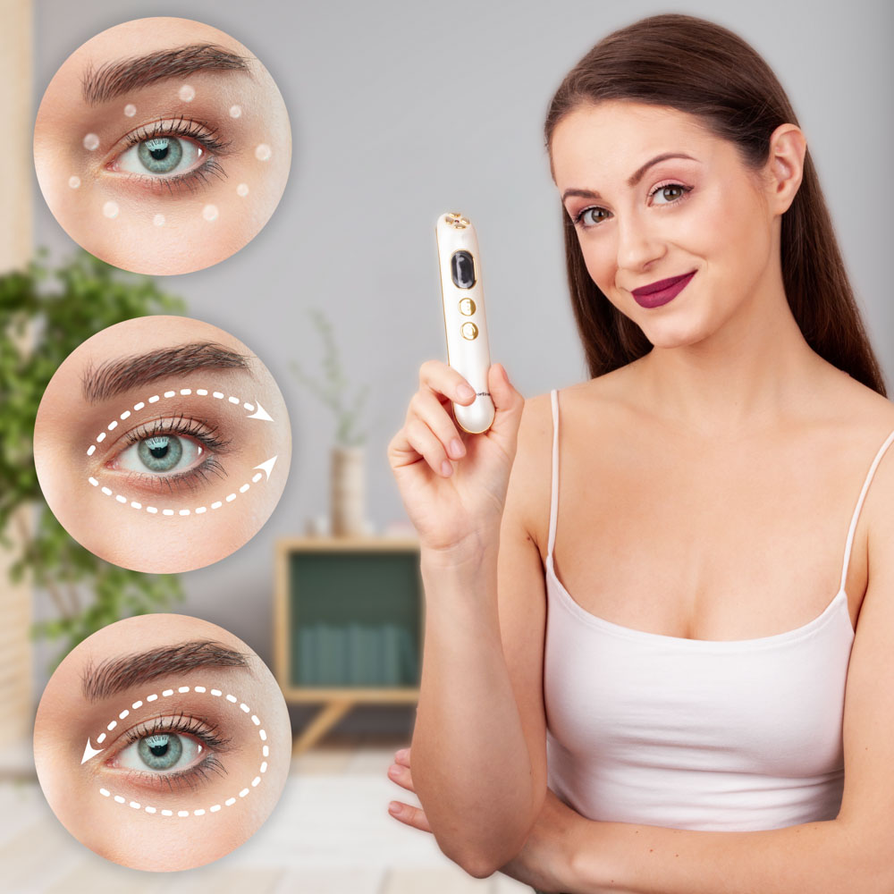 Radiofrekvenční masážní přístroj pro oční okolí inSPORTline Eyewish (obrázek 8)