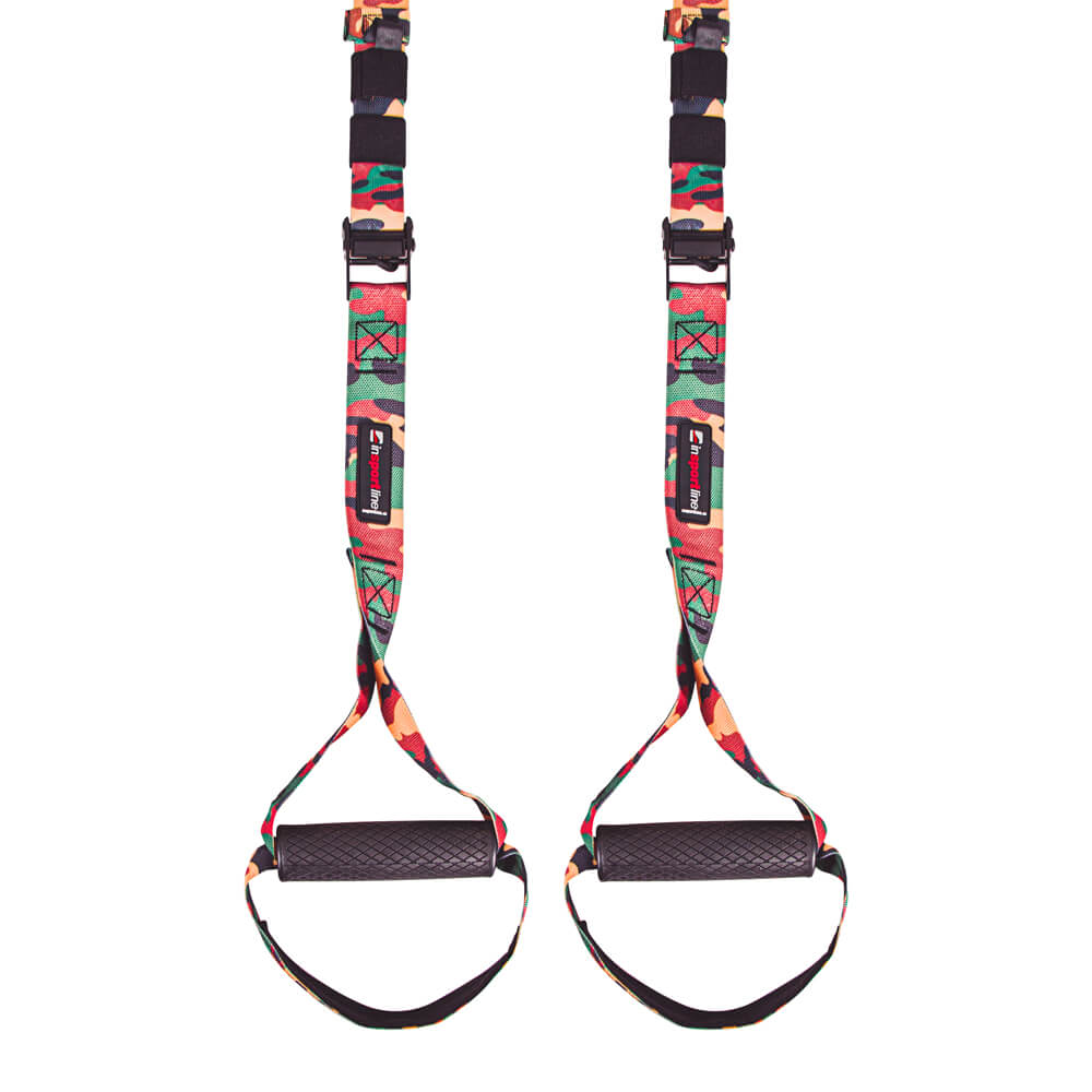 Závěsný posilovací systém inSPORTline MultiTrainer army-maskáčová - Obrázek 3