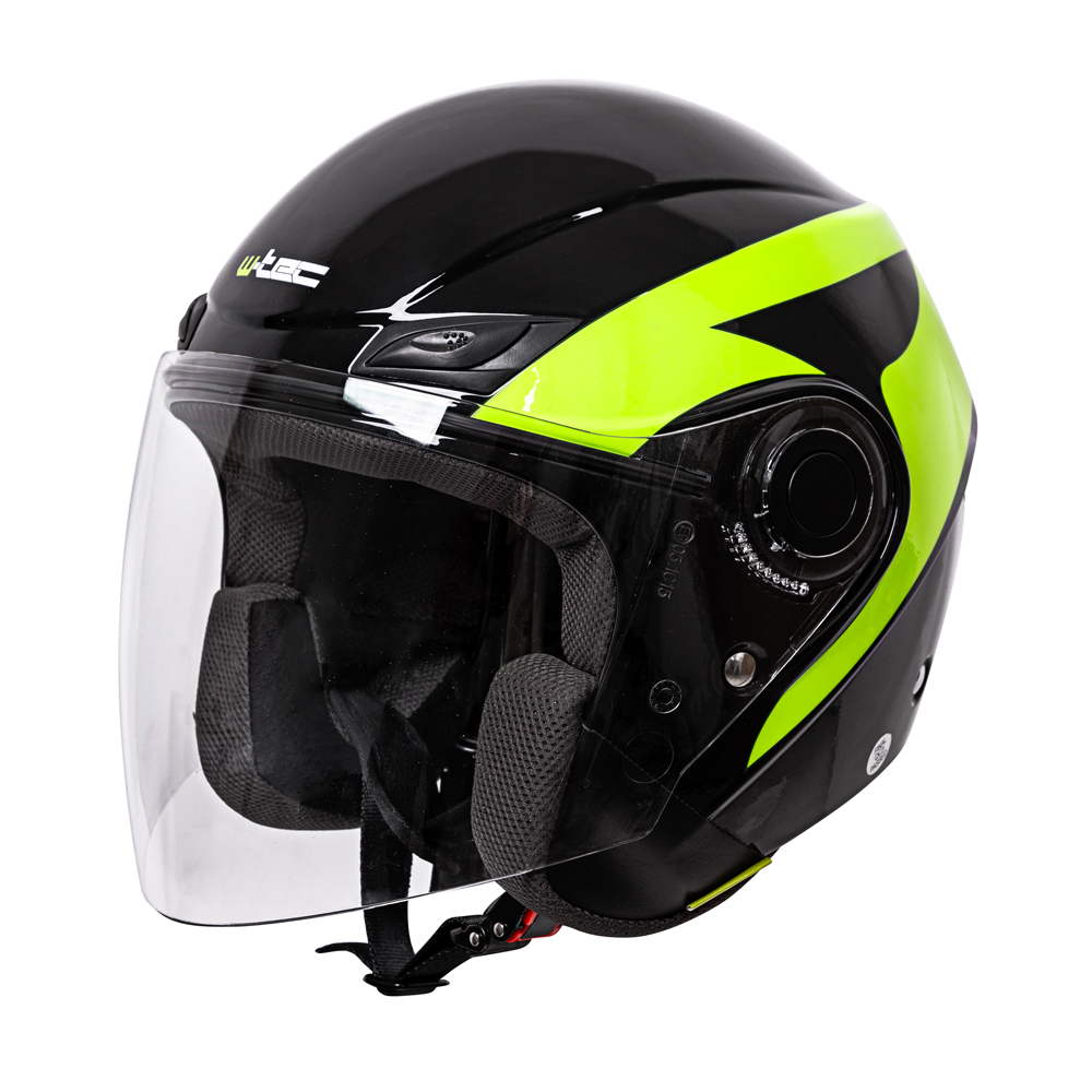 Levně Moto helma W-TEC Nankko Black-Fluo XS (53-54)