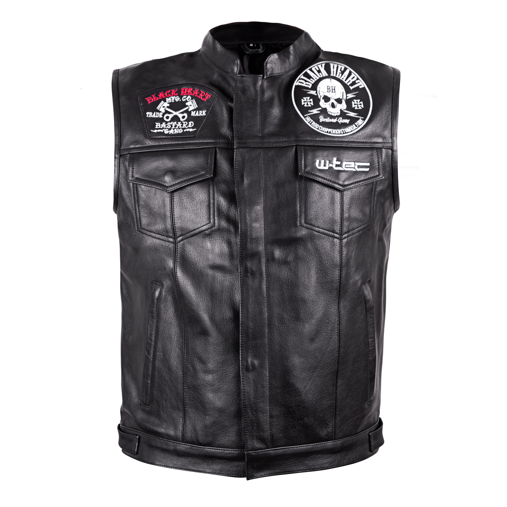 Moto vesta W-TEC Black Heart Rumbler  černá  4XL - černá