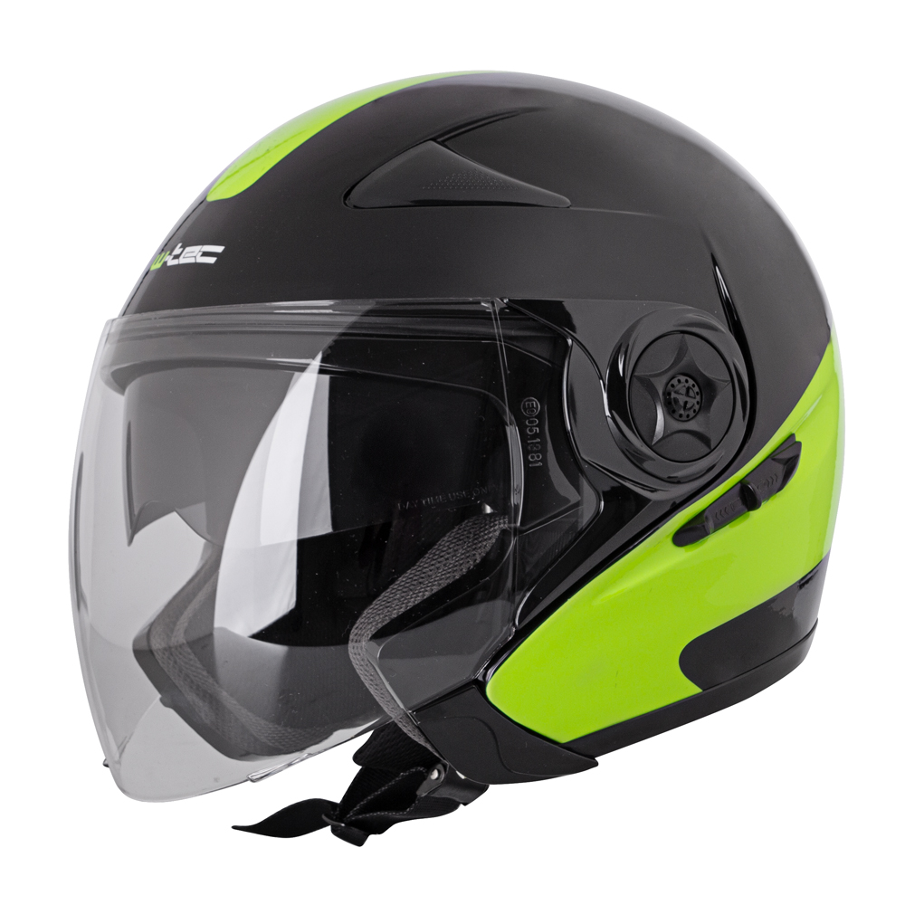 Moto přilba W-TEC Neikko Black-Fluo S (55-56)