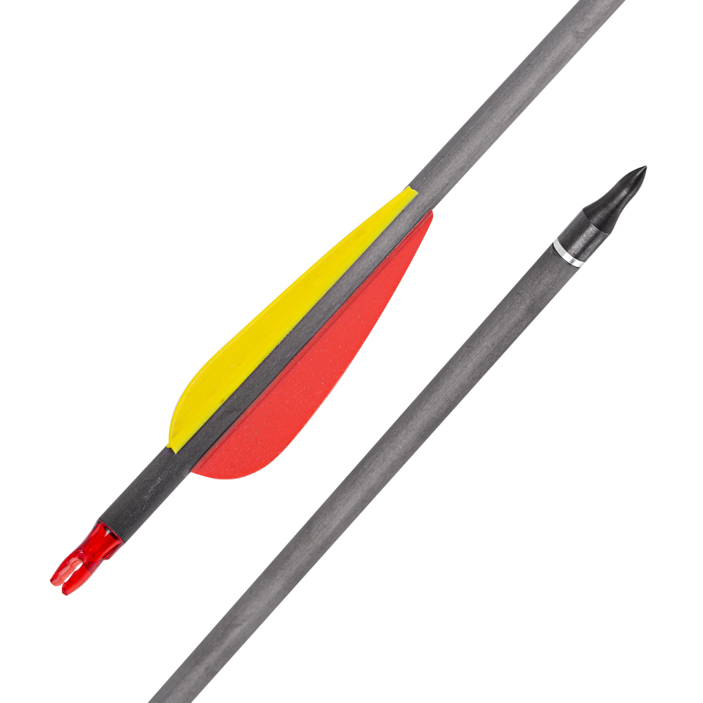 Karbonové šípy se šroubovým hrotem inSPORTline Carbison 30" 10ks - Obrázek 3