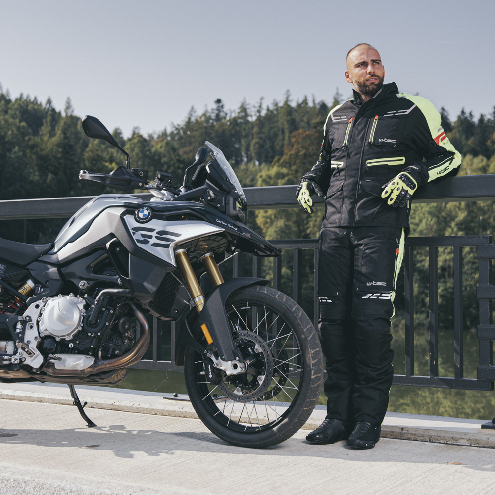 Pánské moto kalhoty W-TEC Spirital černo-oranžová S (obrázek 4)