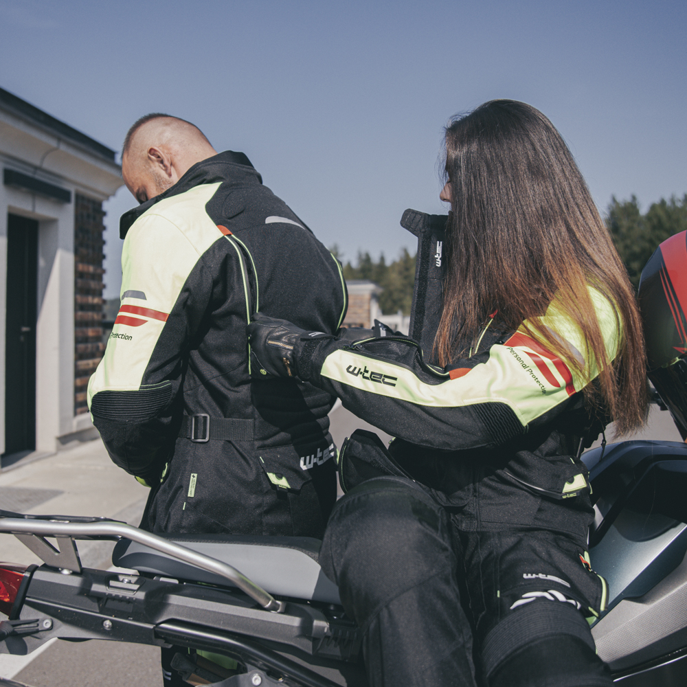 Dámské moto kalhoty W-TEC Spirital Lady černá-fluo žlutá M (obrázek 10)