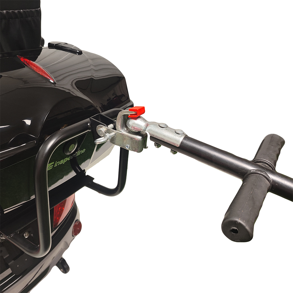 Elektrický čtyřkolový vozík inSPORTline Antun s tažným rámem a přívesem růžová - Obrázek 7