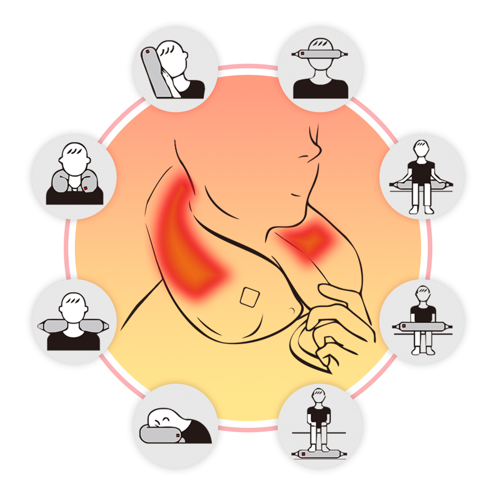 Vyhřívaný cestovní polštářek inSPORTline Catterpila - Obrázek 5