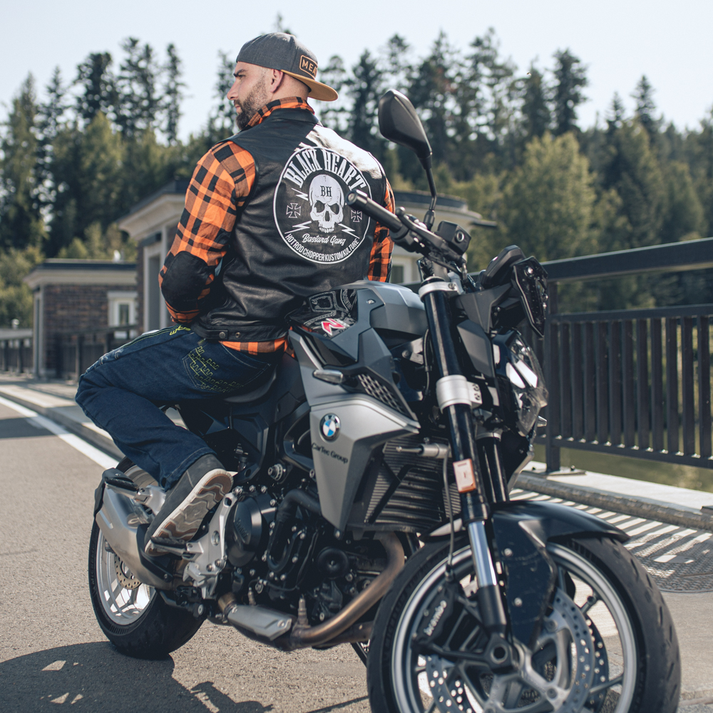 Pánské moto jeansy W-TEC Biterillo modrá S - Obrázek 7