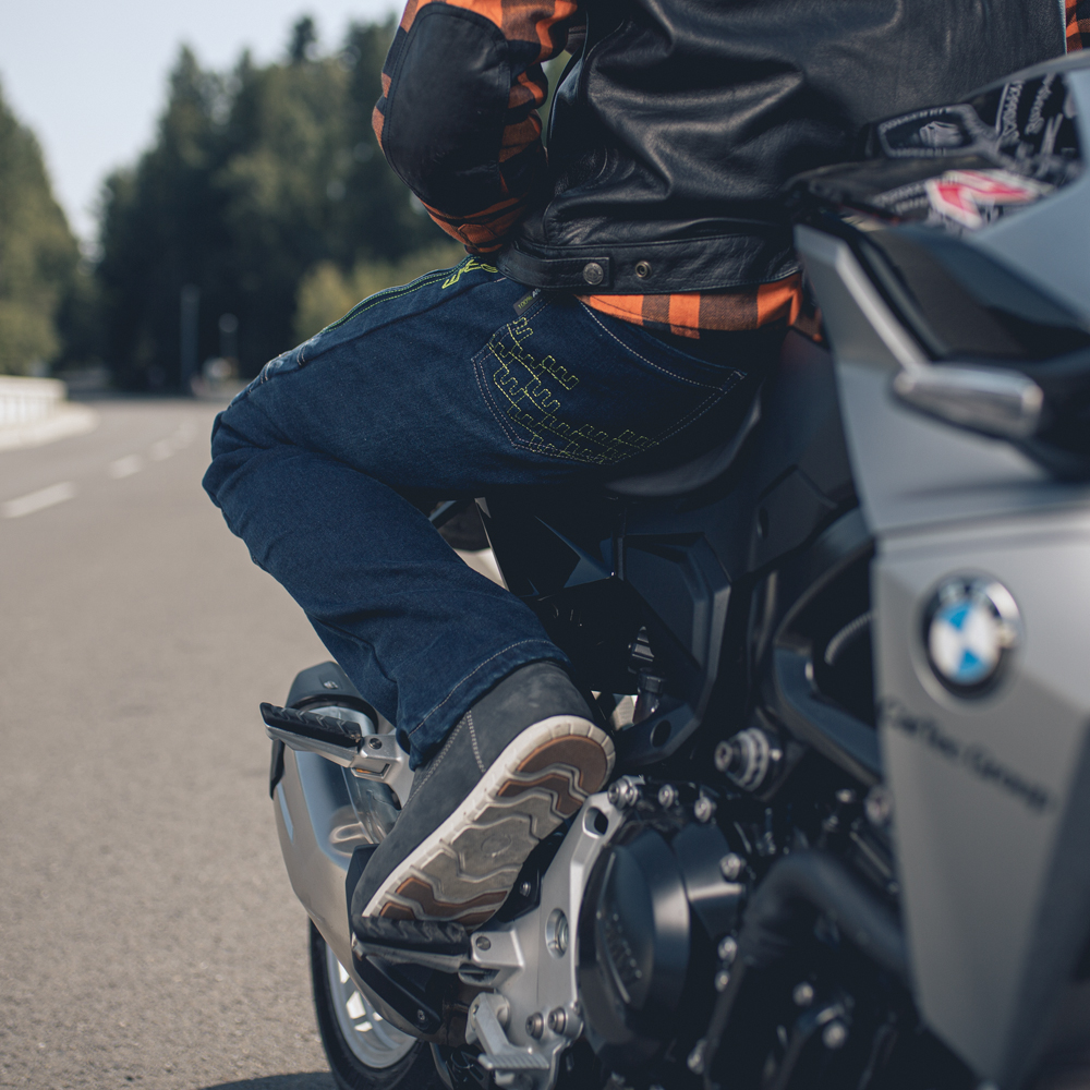 Pánské moto jeansy W-TEC Biterillo modrá S (obrázek 5)
