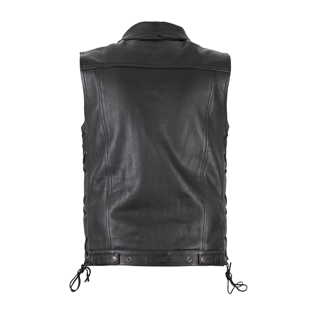 Kožená moto vesta W-TEC Highstake Black 4XL (obrázek 4)