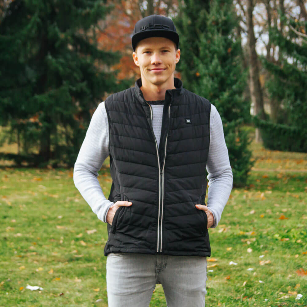 Pánská vyhřívaná vesta W-TEC HEATstem  černá  XS