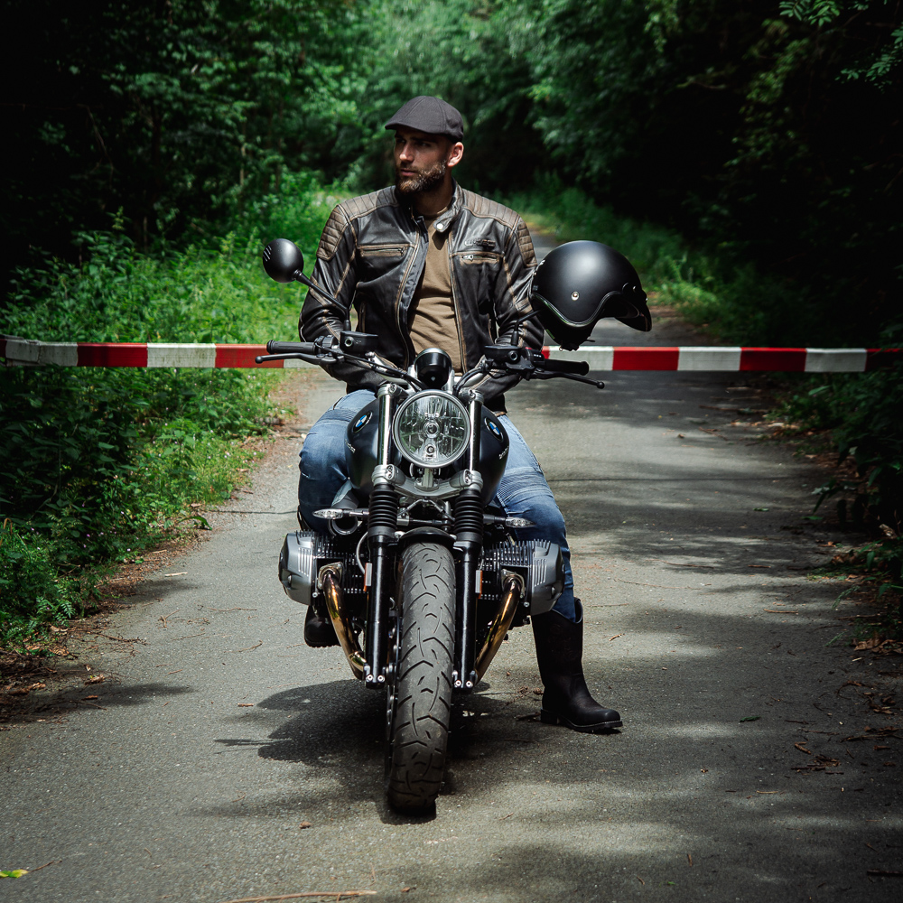 Kožená moto bunda W-TEC Mungelli vintage hnědá M (obrázek 6)