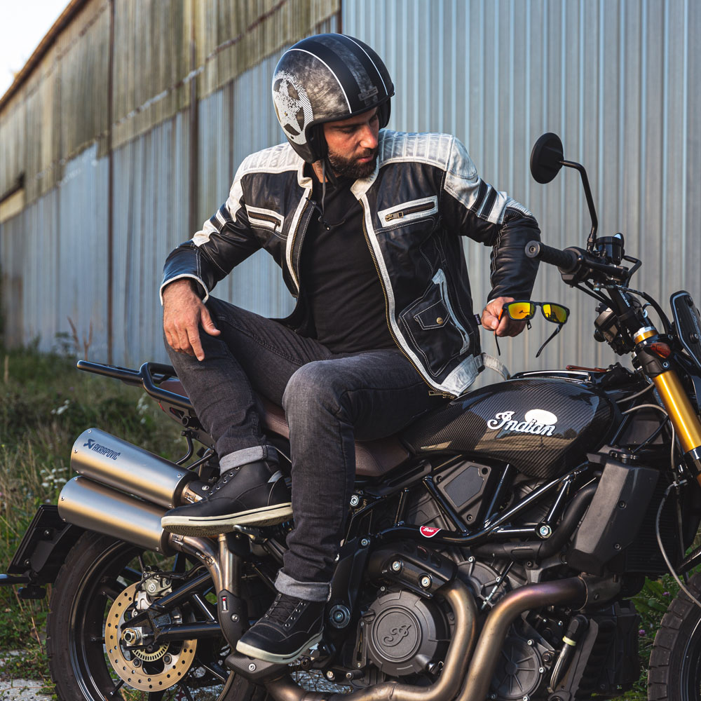 Pánské moto jeansy W-TEC Kancelor šedá 3XL (obrázek 3)