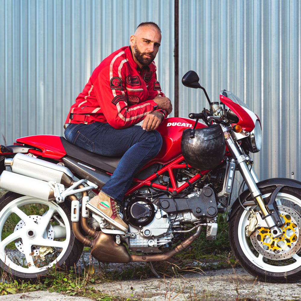 Pánské moto jeansy W-TEC Feeldy modrá XXL - Obrázek 5