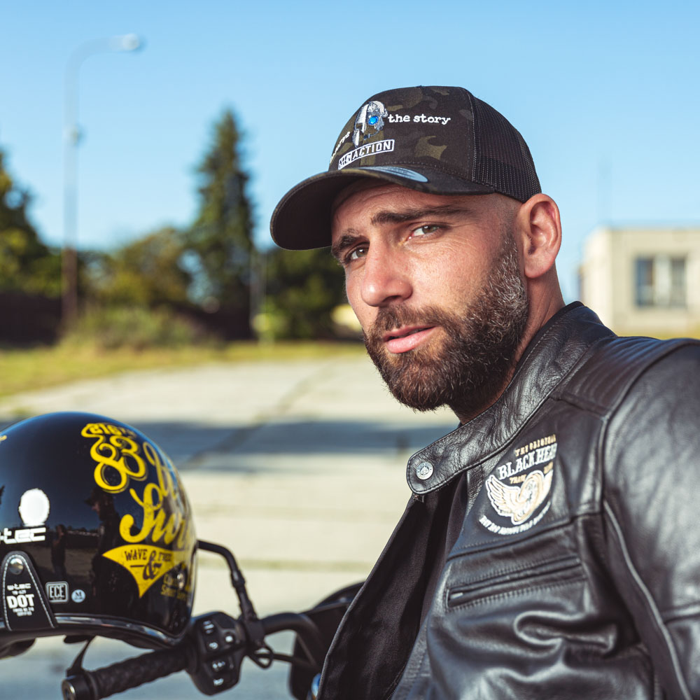 Moto přilba W-TEC Café Racer  Vintage Stock  S