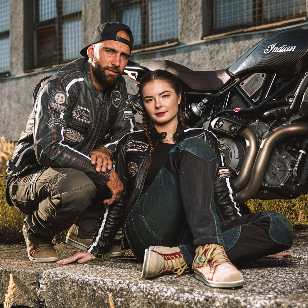 Dámské moto jeansy W-TEC Bolftyna modro-černá S (obrázek 3)