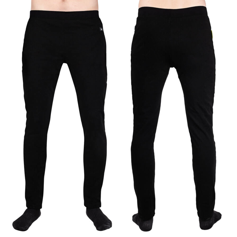 Levně Pánské vyhřívané kalhoty W-TEC Insupants černá XL