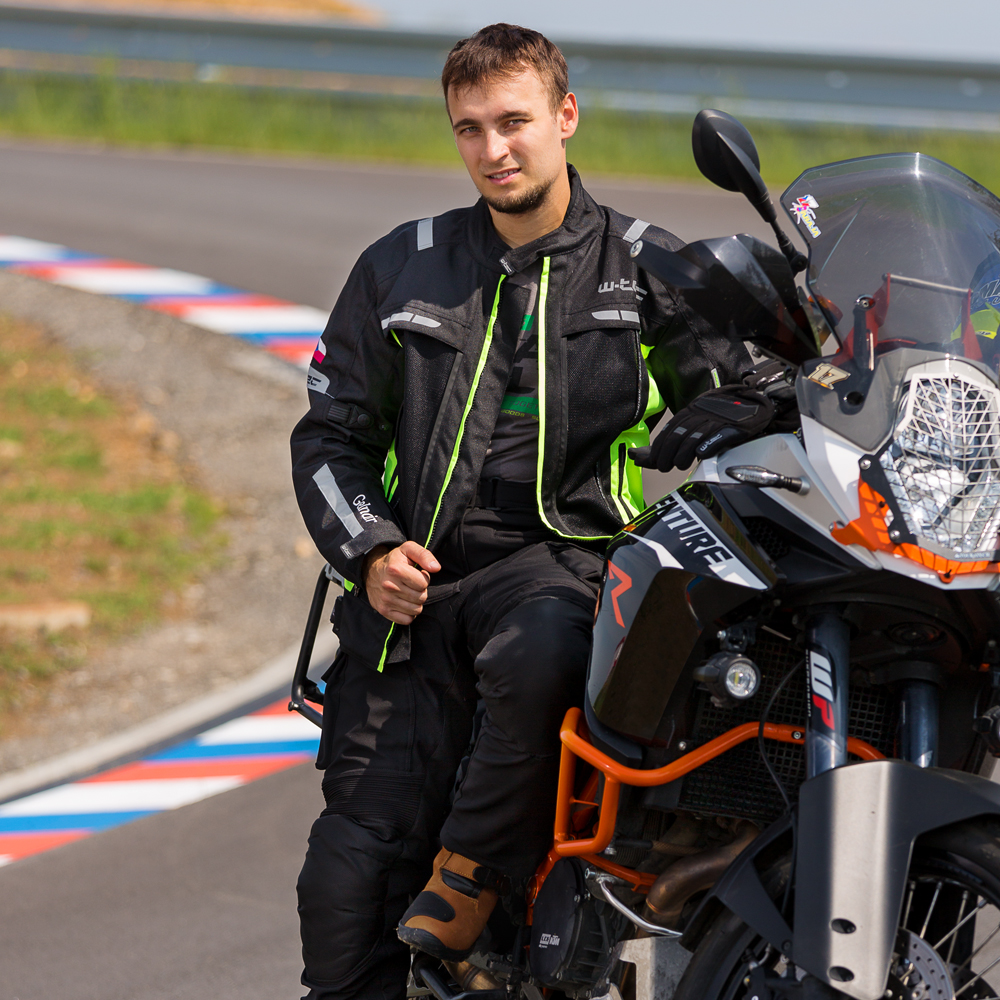 Moto bunda W-TEC Gelnair EVO černá-fluo S (obrázek 8)