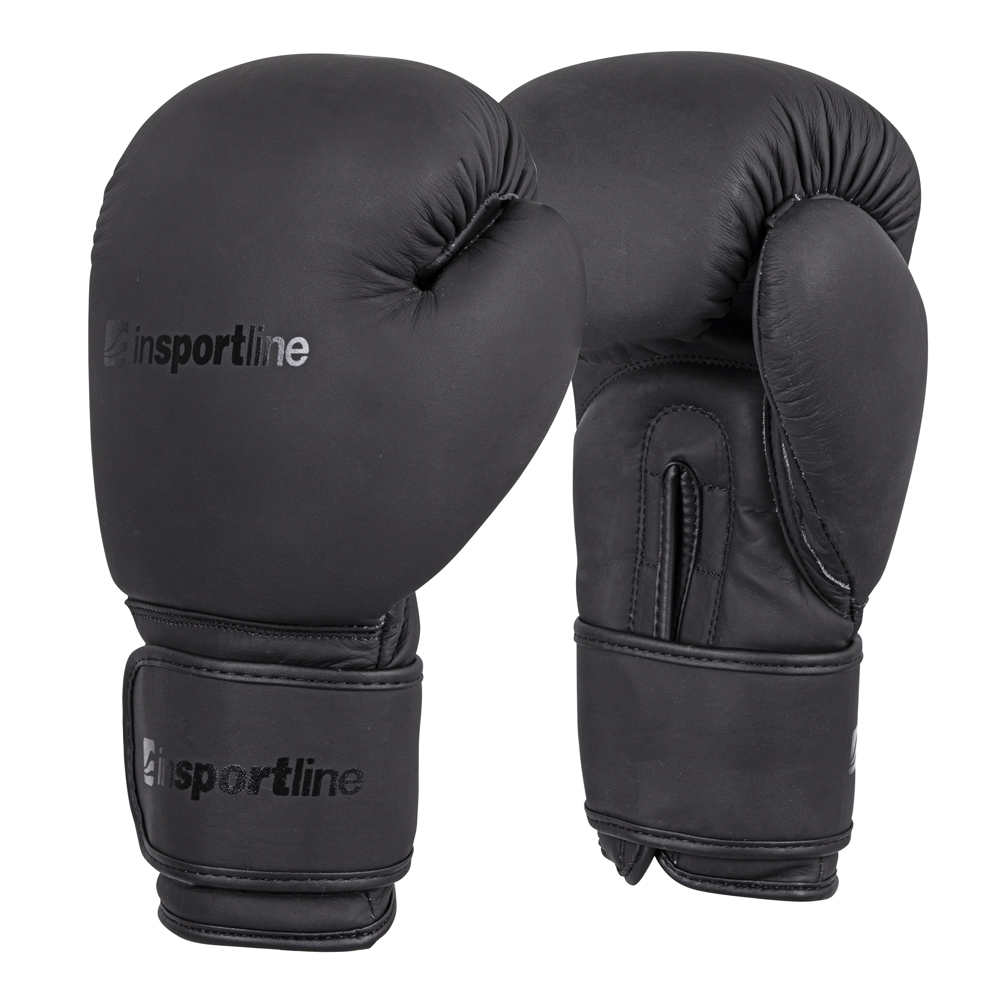 Boxerské rukavice inSPORTline Kuero  černá  16oz