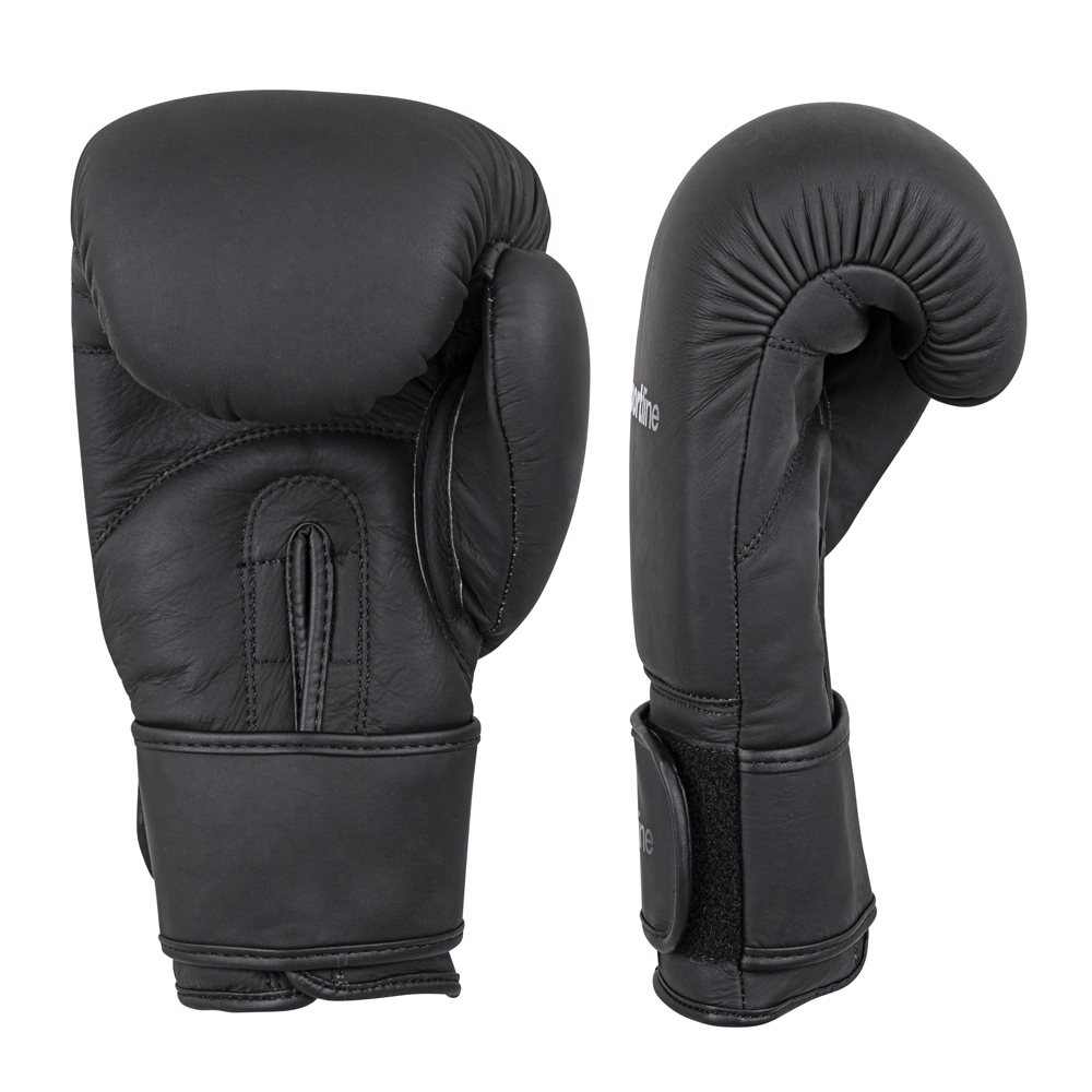 Boxerské rukavice inSPORTline Kuero černá 10oz - Obrázek 3
