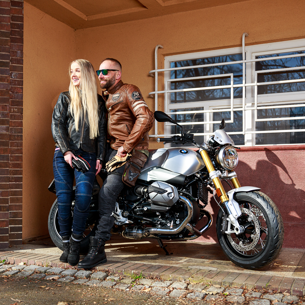 Dámské moto džíny W-TEC Rafael modrá 3XL (obrázek 9)