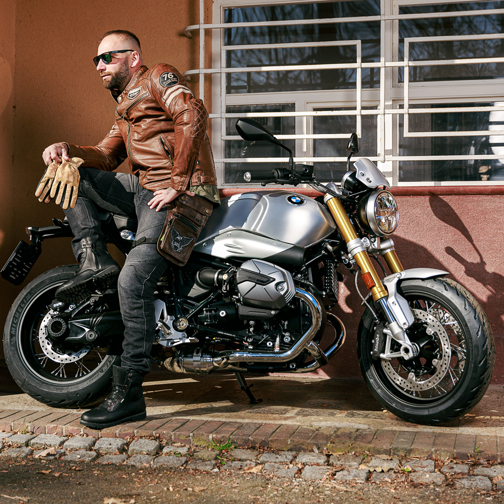 Pánské moto džíny W-TEC Oliver černá L - Obrázek 3