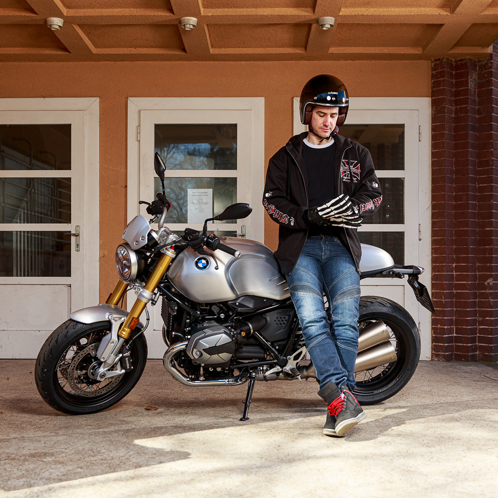 Pánská mikina W-TEC Black Heart Vintage Iron Hoodie černá 4XL - Obrázek 6