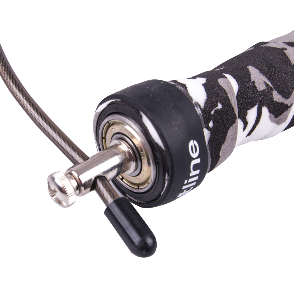 Švihadlo inSPORTline Jumpkamu red camu - Obrázek 4