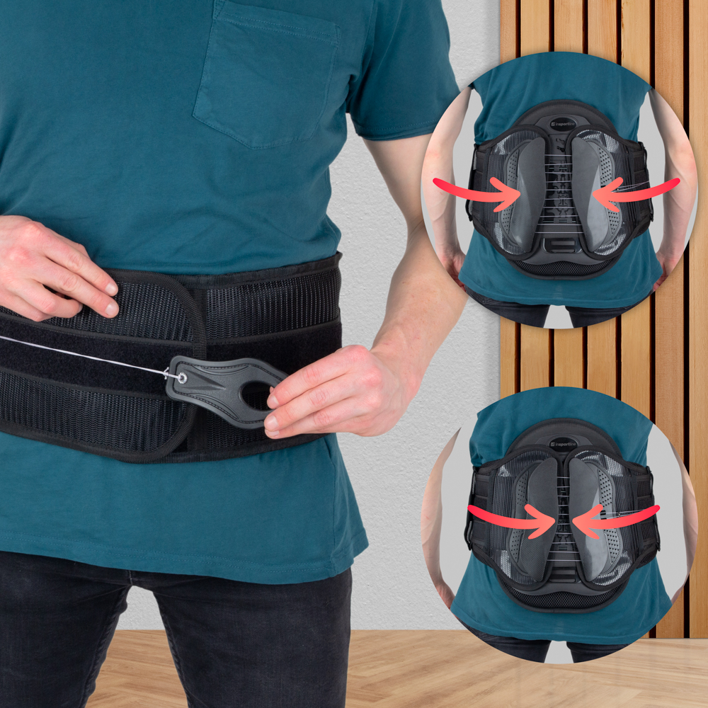 Bederní pás inSPORTline Renibos s vyztužením - Obrázek 3