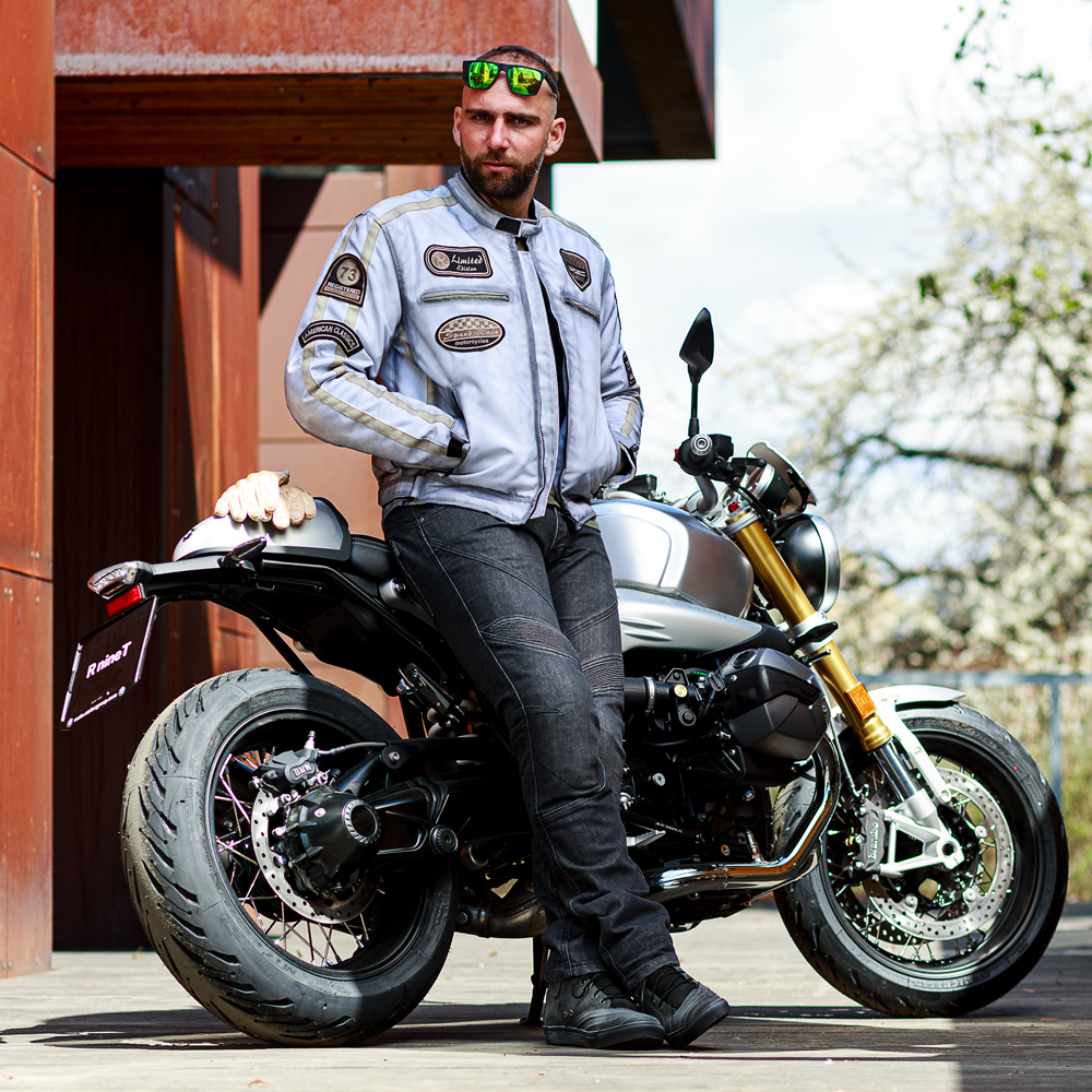 Pánská textilní bunda W-TEC Patriot černá S - Obrázek 3