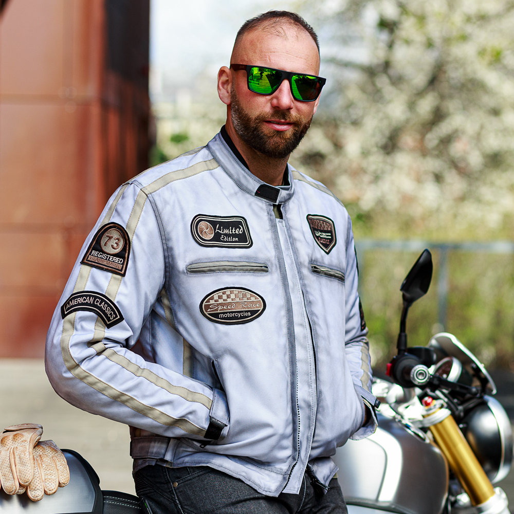 Pánská textilní bunda W-TEC Patriot černá S - Obrázek 4