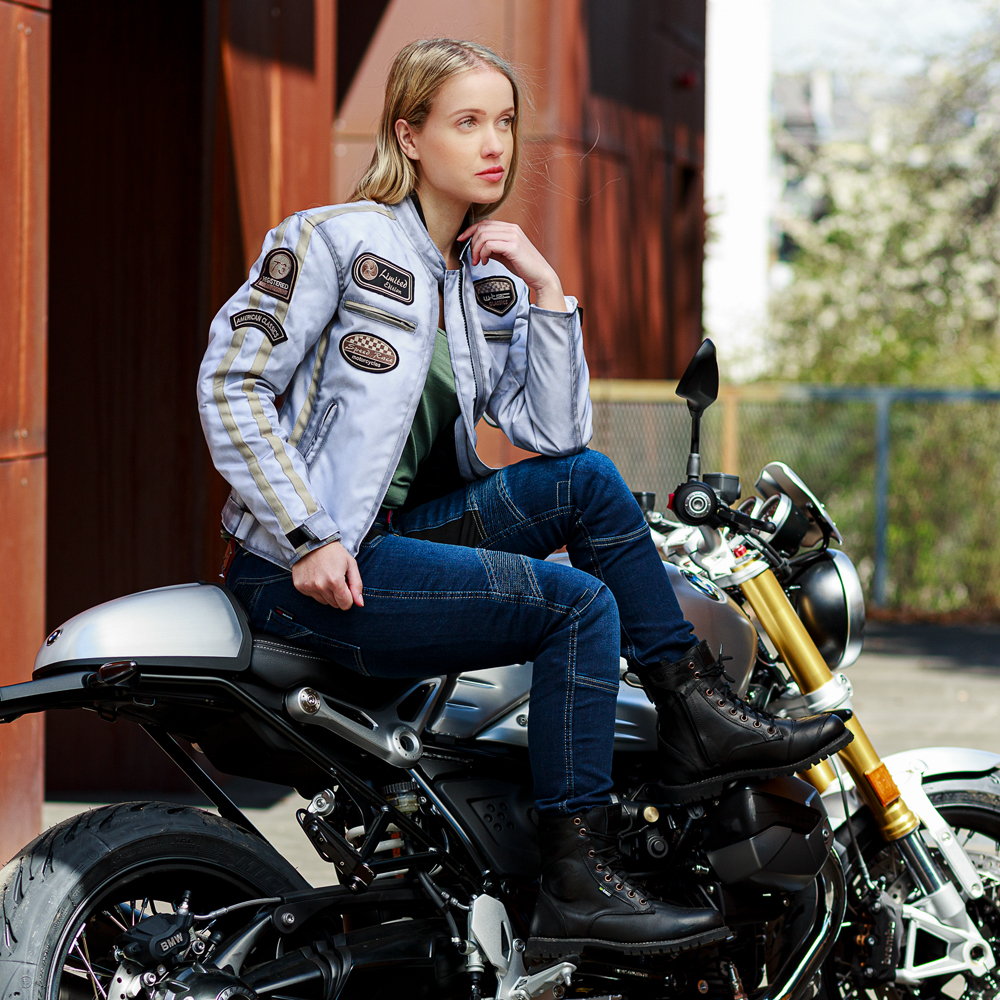 Dámská textilní bunda W-TEC Virginia červená XS - Obrázek 5