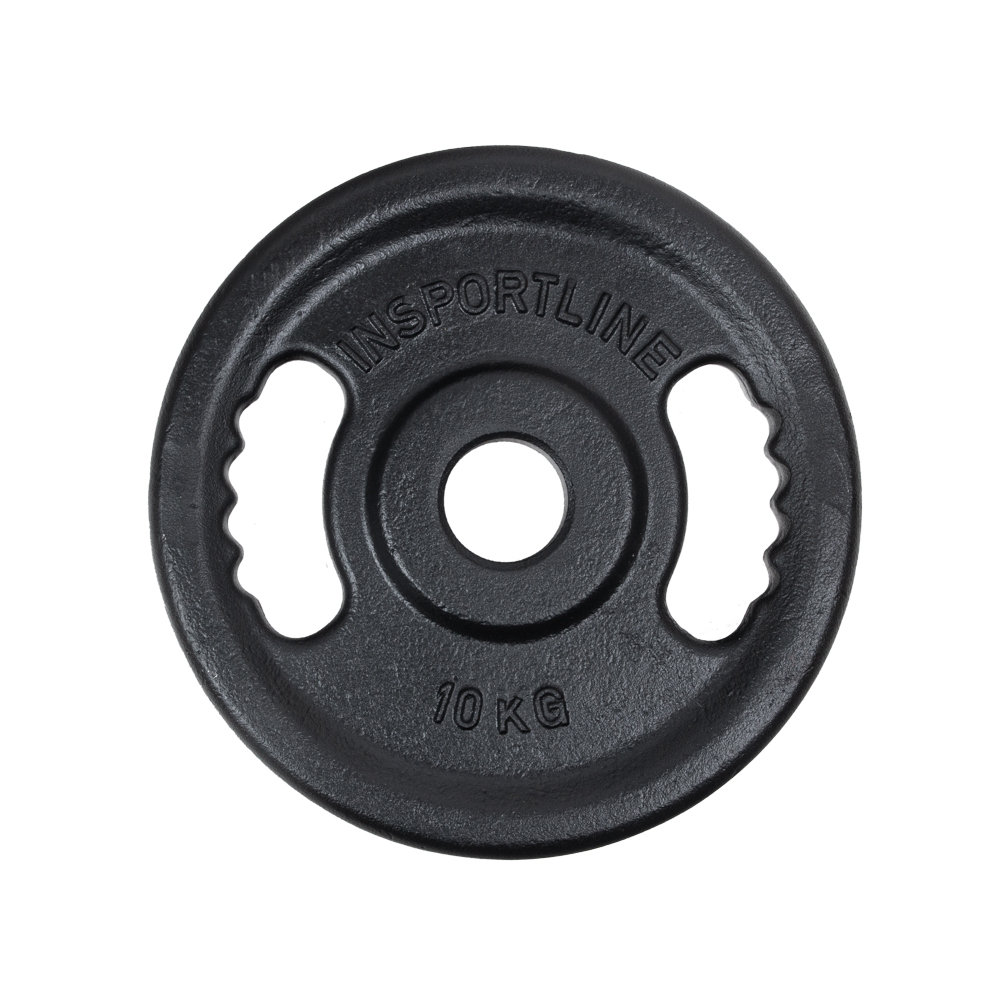 Litinový olympijský kotouč inSPORTline Castblack OL 10 kg 50 mm