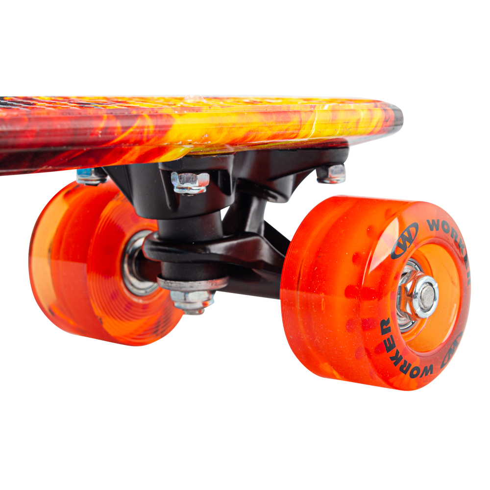Mini penny board WORKER Colorico 17" Angry Green (žluto-zelená) (obrázek 4)