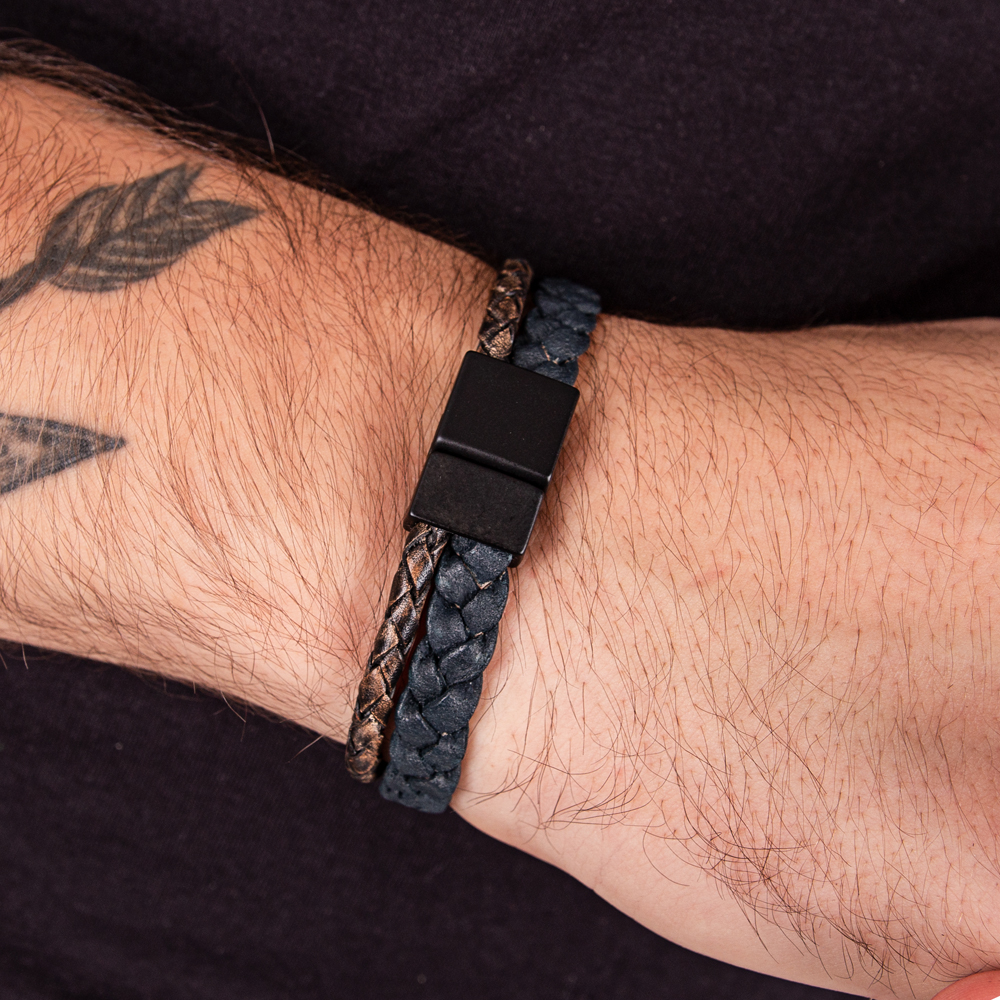 Kožený náramek W-TEC Soderick 24 cm - Obrázek 4