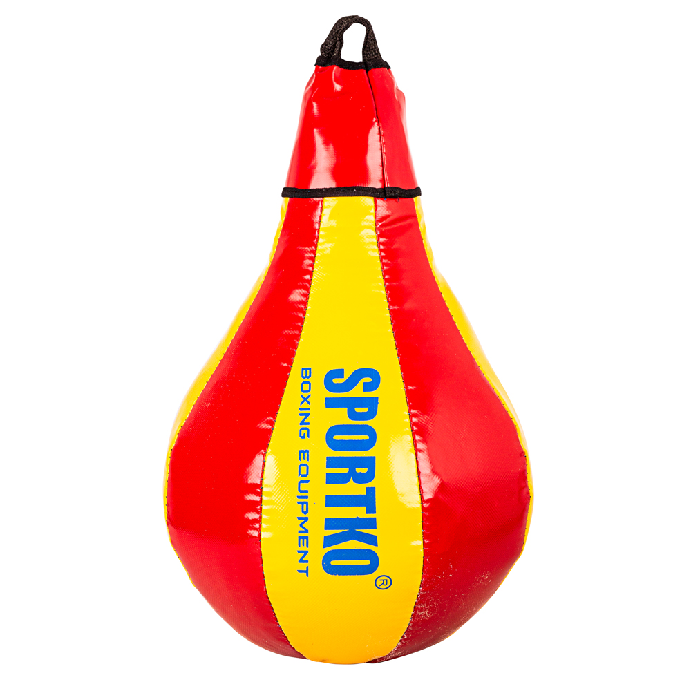 Boxovací pytel SportKO GP1 24x40cm / 5kg  červeno-žlutá - červeno,žlutá