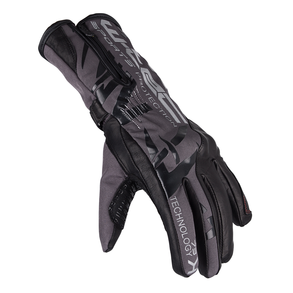 Moto rukavice W-TEC Kaltman  černo-šedá  3XL - černo,šedá
