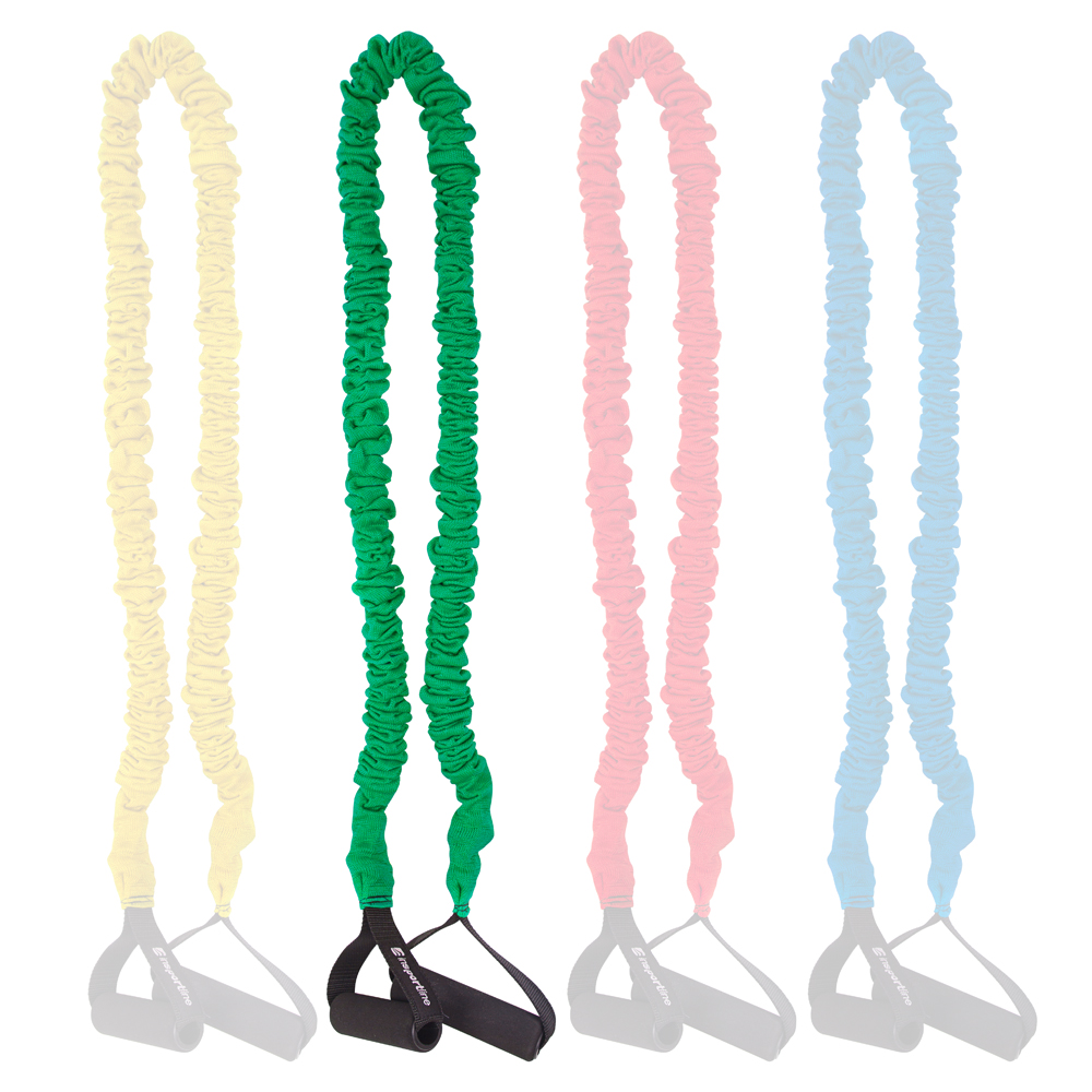 Gumový posilovač inSPORTline Morpo Medium 130x1 cm / 2 kg zelený - Obrázek 6