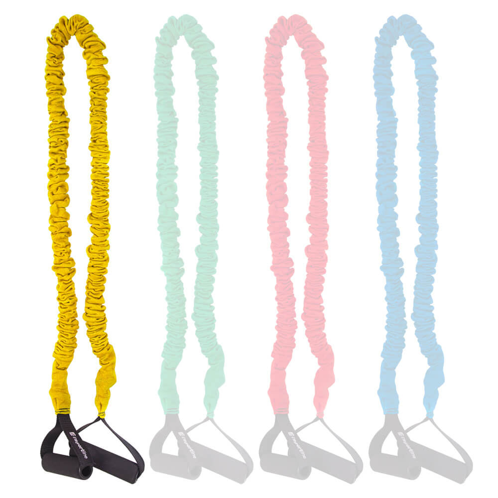 Gumový posilovač inSPORTline Morpo Light 130x0,9 cm / 1,4 kg žlutý (obrázek 6)