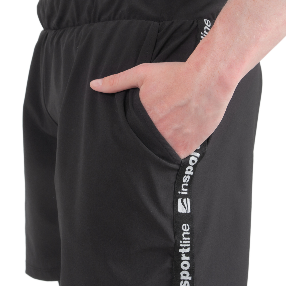 Pánské kraťasy 2v1 inSPORTline Closefit Short černá XL - Obrázek 4