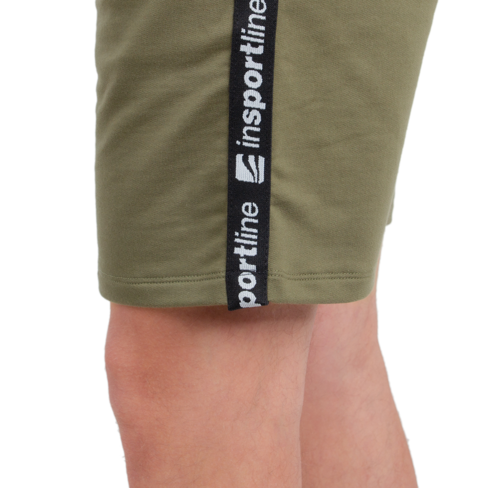 Pánské teplákové kraťasy inSPORTline Easystrap khaki XL (obrázek 9)