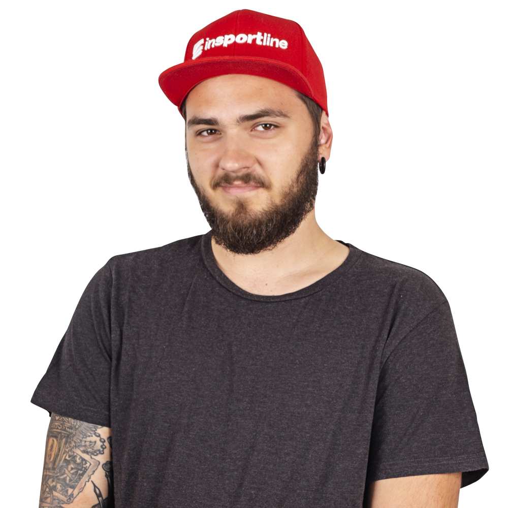 Kšiltovka inSPORTline Captivio červená (obrázek 3)