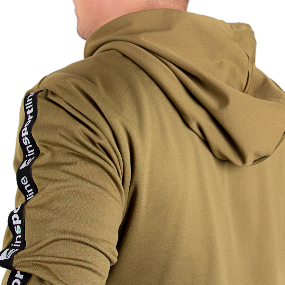 Pánská mikina inSPORTline Straphoodie khaki M (obrázek 9)