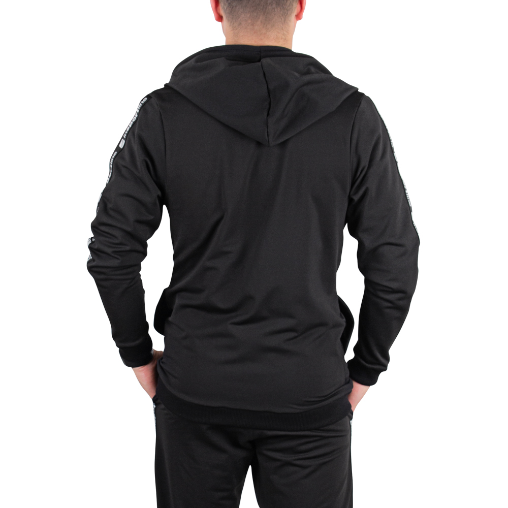 Pánská tepláková bunda inSPORTline Comfyhoodie Man černá XL - Obrázek 3