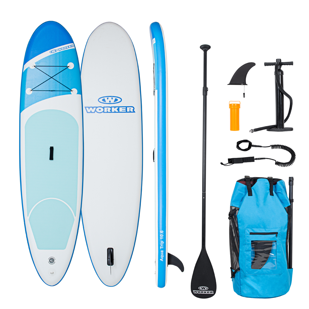Paddleboard s příslušenstvím WORKER WaveTrip 10'6"