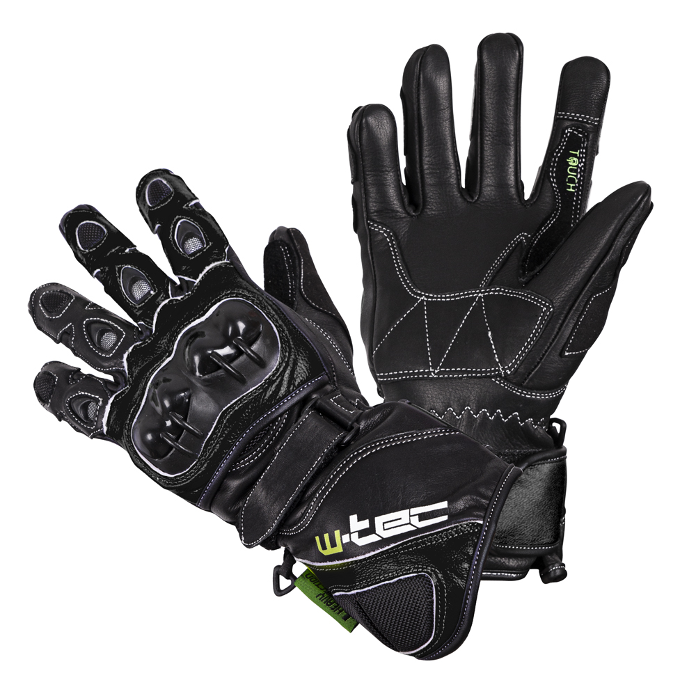 Levně Motocyklové rukavice W-TEC Supreme EVO černá 3XL