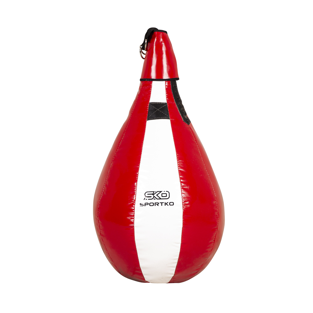 Boxovací pytel SportKO GP4 52x70cm / cca 10kg červeno-bílá