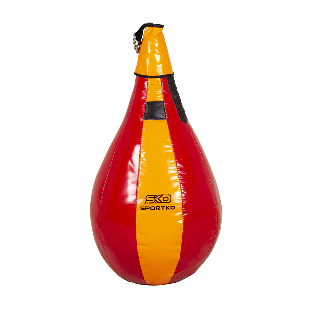 Boxovací pytel SportKO GP4 52x70cm / cca 10kg  červeno-oranžová - červeno, oranžová