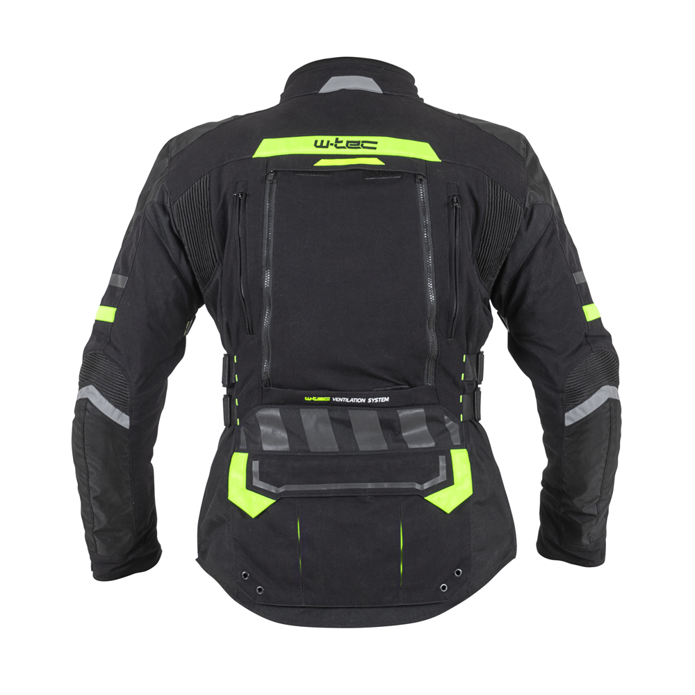 Moto bunda W-TEC Aircross černo-šedá 5XL (obrázek 11)