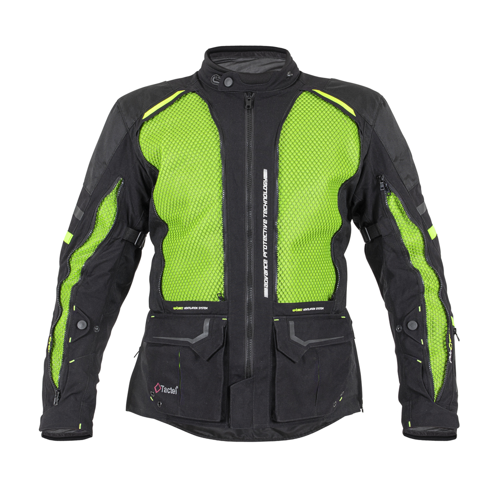 Moto bunda W-TEC Aircross černo-šedá 5XL (obrázek 10)