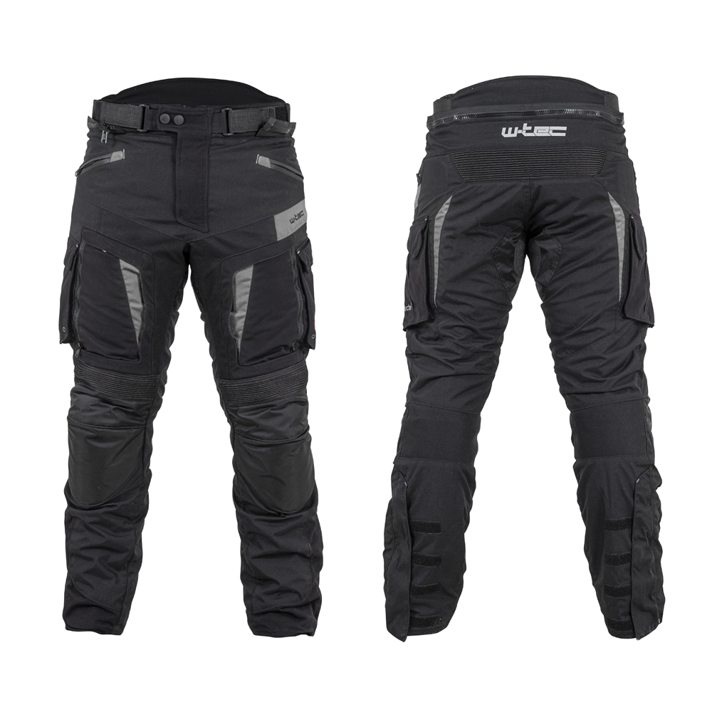 Moto kalhoty W-TEC Aircross  černo-šedá  5XL - černo,šedá